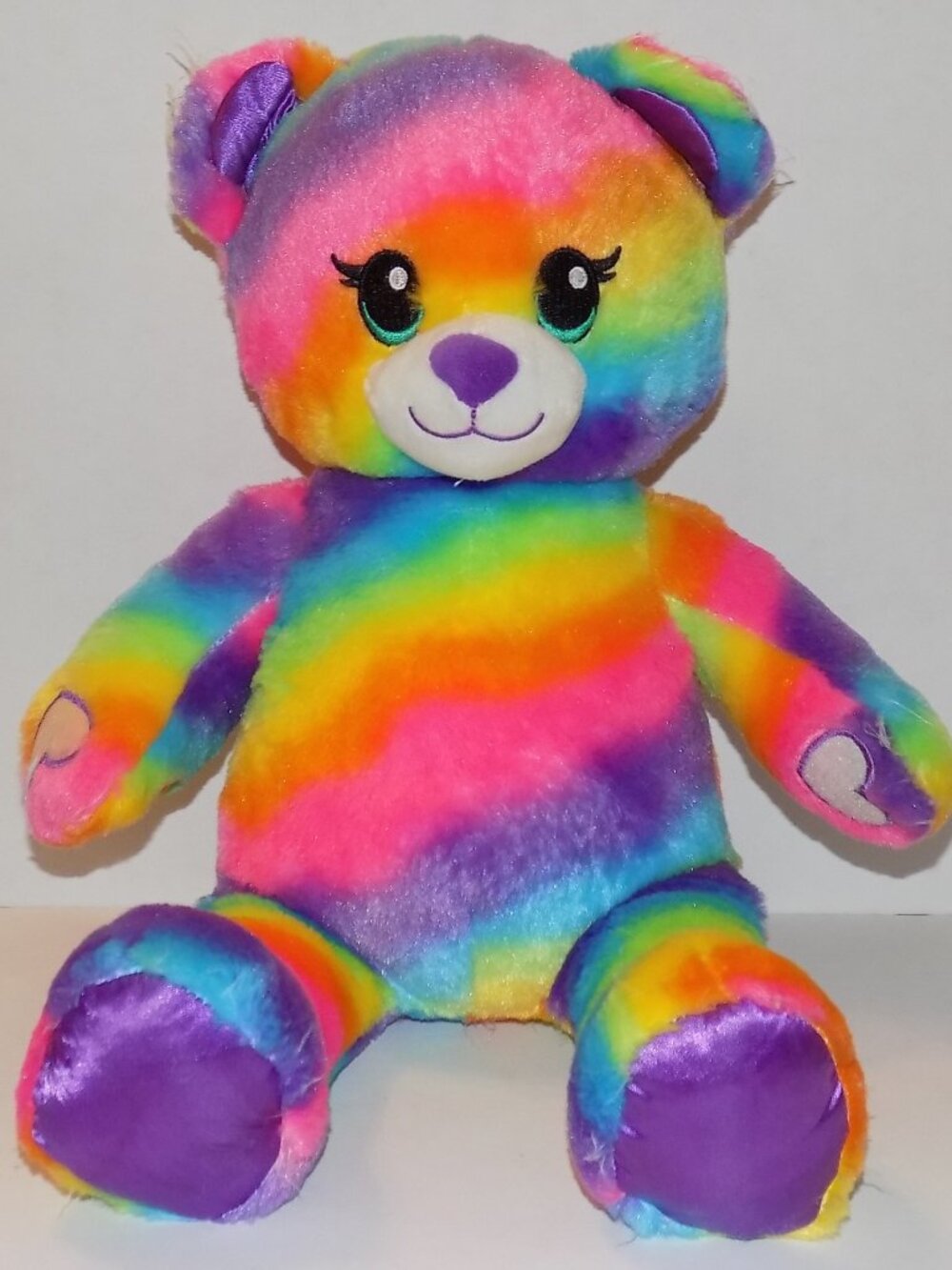 Build-A-Bear Rainbow Swirl Teddy Bear